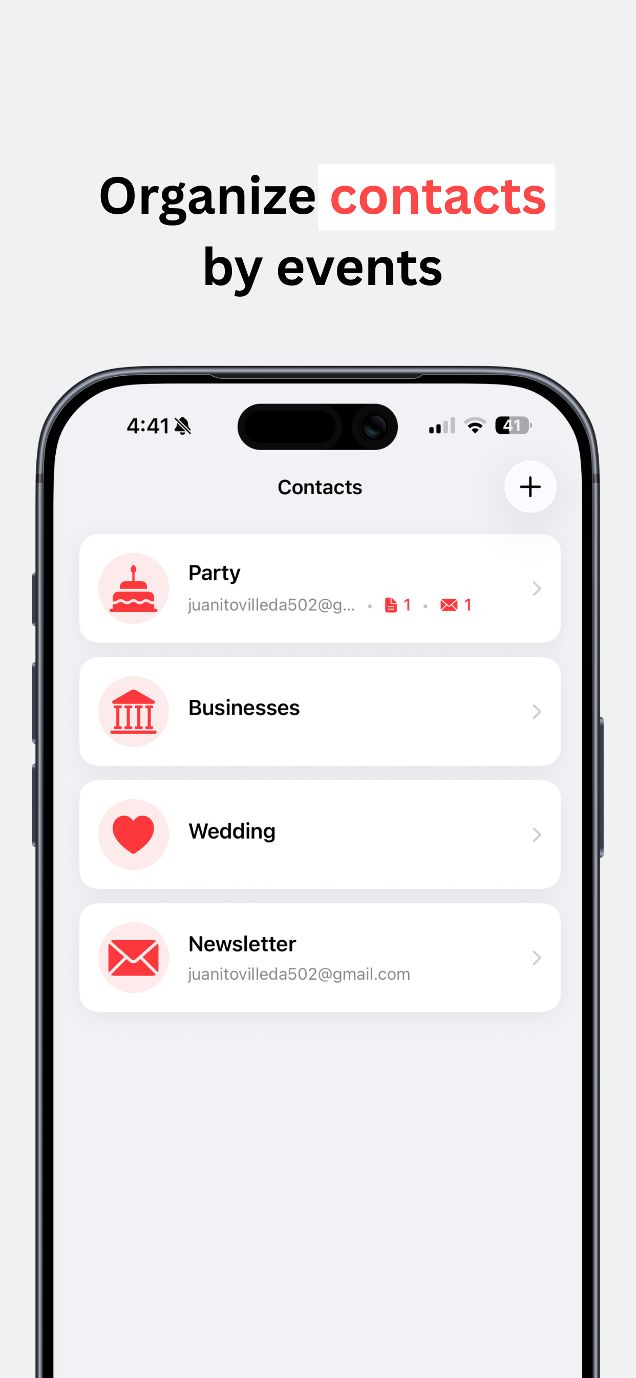 LinkContact Screenshot 1